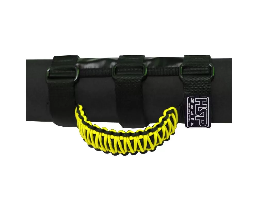 HSP Seats Roll Bar Grab Handles padded and non-padded roll bars 550 Paracord Yellow - GHUBY-JJHX
